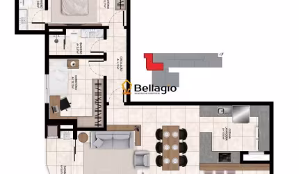 Apartamento 2 dormitórios à venda Nossa Senhora das Dores Santa Maria/RS