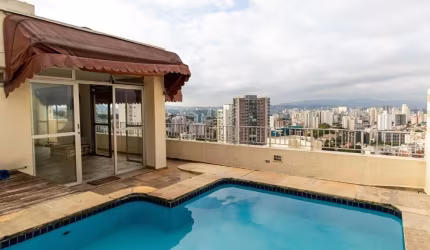 Cobertura à venda em São Paulo, Vila Romana, com 3 quartos, 202m²