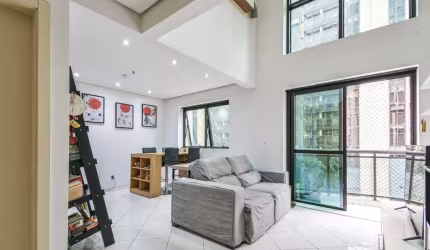 Cobertura com 2 quartos à venda na Avenida Ibijaú, Moema, São Paulo, 65 m2 por R$ 869.000