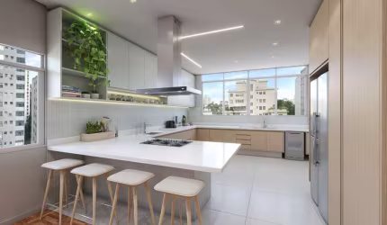 Apartamento tipo para venda com 3 quartos, sendo 1 suíte, 230m²