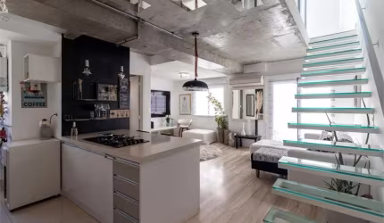 Cobertura para venda com 1 quarto, sendo 1 suíte, 77m²