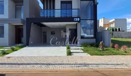 Casa mobiliada com 04 suítes a venda no Condominio Paysage Domann