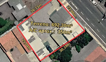 Terreno Comercial à venda,692.30 m , Oficinas, PONTA GROSSA - PR