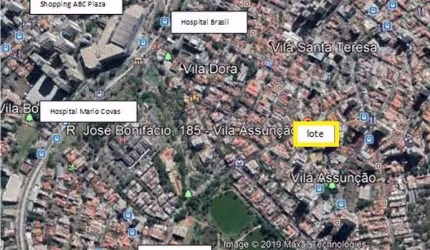 Área Comercial à venda, Vila Assunção, Santo André - AR0012.