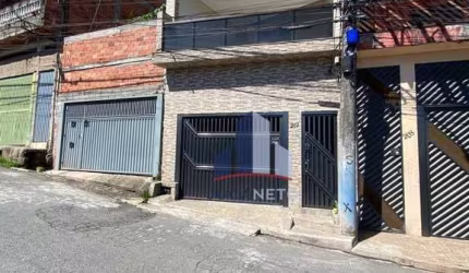 Sobrado com 3 dormitórios à venda, 125 m² por R$ 380.000 - Jardim Bela Vista - Mauá/SP