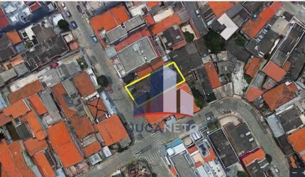 Terreno à venda, 250 m² por R$ 530.000 - Vila Humaitá - Santo André/SP