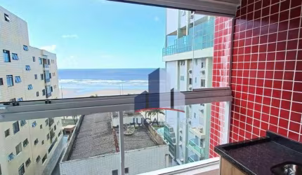 Apartamento com vista para o mar à venda, 70 m² por R$ 555.000 - Vila Caiçara - Praia Grande/SP