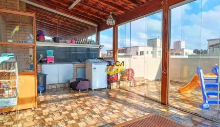 Cobertura com 3 dormitórios à venda, 120 m² por R$ 420.000,00 - Parque São Vicente - Mauá/SP