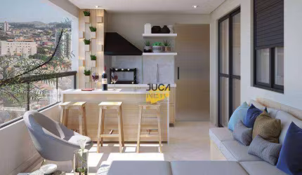 Apartamento com 3 dormitórios à venda, 88 m² por R$ 740.000,00 - Vila Nossa Senhora das Vitórias - Mauá/SP