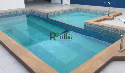 Casa 3 suites com piscina e churrasqueira 400 metros da praia - Jamaica - Itanhaem.