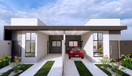 CASA TERREA NO ALTO BOQUEIRÃO