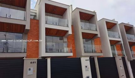 Casa para Venda em Juiz de Fora, Santa Catarina, 3 dormitórios, 1 suíte, 3 banheiros, 2 vagas