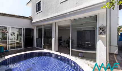 Tamboré 04 - Linda Casa Dupla com 4 Suítes + Piscina e Varanda Gourmet