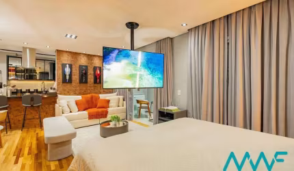 Apto Alpha Park - Vista Livre - Finamente Mobiliado!!!