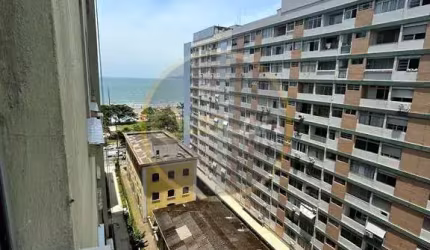 Apartamento 1 dormitório em frente à praia - Embaré / Santos
