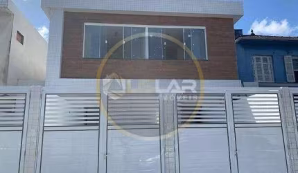 Casa sobreposta baixa com 2 quartos por R$ 570 mil - Vila Belmiro/Santos