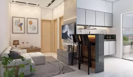 Apartamento com 2 dormitórios à venda, 47 m² por R$ 309.285,00 - Santa Mônica - Uberlândia/MG