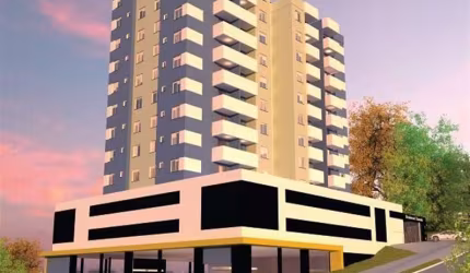 Excelentes apartamentos em construção no Bairro Nossa Senhora das Graças!  Com 02 dormitórios, sala para 02 ambientes, sacada com churrasqueira, cozinha, área de serviço, banheiro social e 01 vaga de 