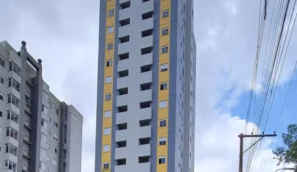 Apartamento novo pronto para morar, com 2 dormitórios, sala com sacada e churrasqueira, cozinha, banheiro,  box para um carro, espera para água quente, água individual e gás central. Prédio com elevad