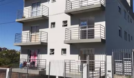 Apartamento com 2 dormitórios (um com sacada), sala e cozinha integradas, área de serviço, banheiro social e estacionamento coberto. Posição solar frente norte/ oeste. Revestimento com piso cerâmico. 
