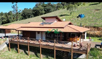 Casa zona rural mobiliada à venda, 2 alqueires por R$ 1.300.000 - Cunha - Cunha/SP