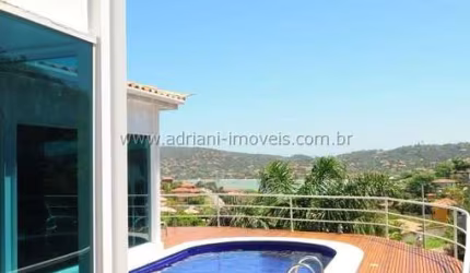 cod: 181 CASA ALUGUEL TEMPORADA, PISCINA, PRAIA DA FERRADURA, BÚZIOS