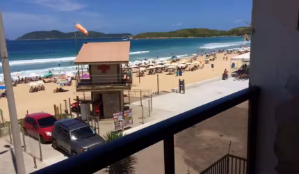 Cód: 076 APARTAMENTO COM 2 QUARTOS,  VISTA MAR, ALUGUEL TEMPORADA, PRAIA DO PERÓ, CABO FRIO – RJ