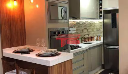 Apartamento com 2 dormitórios à venda, 53 m² por R$ 340.000,00 - Jardim Las Vegas - Santo André/SP