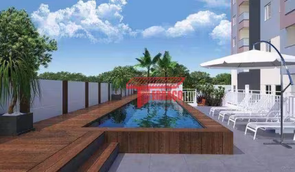 Apartamento com 3 dormitórios à venda, 59 m² por R$ 618.000 - Campestre - Santo André/SP
