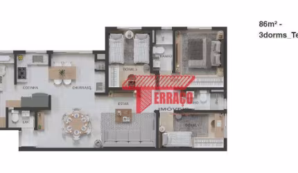 Apartamento à venda, 84 m² por R$ 879.000,00 - Barcelona - São Caetano do Sul/SP