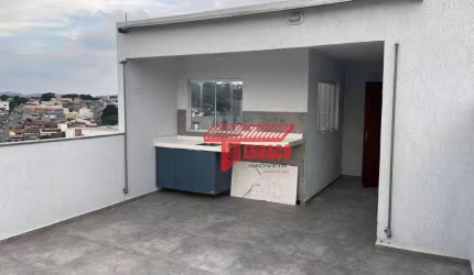 Cobertura com 2 dormitórios para alugar, 48 m² - Vila Guarani - Mauá/SP