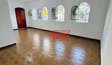 Casa com 3 dormitórios para alugar, 185 m² por R$ 4.997,91/mês - Vila Príncipe de Gales - Santo André/SP