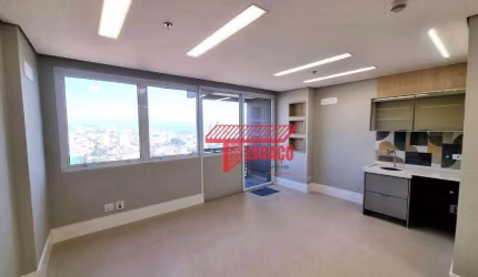 Sala para alugar, 33 m²  - Vila Homero Thon - Santo André/SP