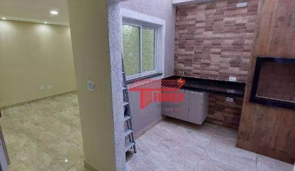 Apartamento com 2 dormitórios à venda, 56 m² por R$ 424.000,00 - Vila Scarpelli - Santo André/SP