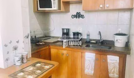 Flat com 1 dormitório à venda, 44 m² por R$ 287.000,00 - Centro - Santo André/SP