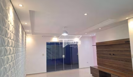 Casa com 2 dormitórios para alugar, 80 m² por R$ 1.445,83/mês - Jardim Aclimação - Santo André/SP