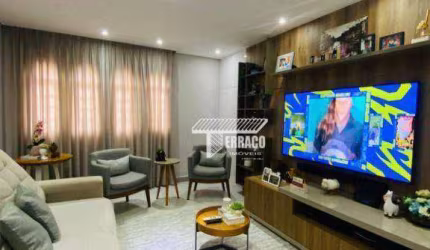 Sobrado com 3 dormitórios à venda, 181 m² - Vila Linda - Santo André/SP