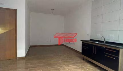 Apartamento com 2 dormitórios para alugar, 48 m² - Vila Eldízia - Santo André/SP