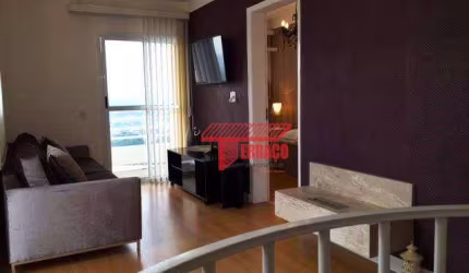 Apartamento Duplex com 3 dormitórios para alugar, 118 m² por R$ 4.900,00/mês - Casa Branca - Santo André/SP