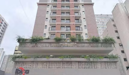 Apartamento com 2 dormitórios para alugar, 34 m² por R$ 4.200/mês - Centro - Curitiba/PR