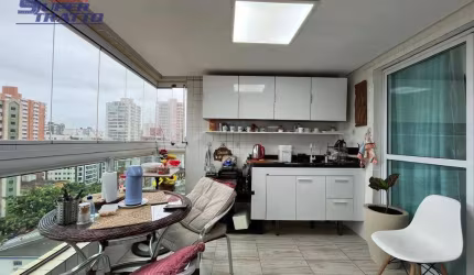 Apartamento com 3 dormitórios à venda, 120 m² por R$ 800.000,00 - Canto do Forte - Praia Grande/SP