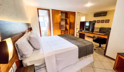 Vendo flat vista mar e mobiliado no Natal plaza - Ponta negra