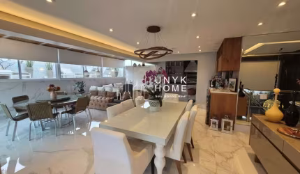 Cobertura duplex , mobiliada , 5 dormitórios Gourmet .