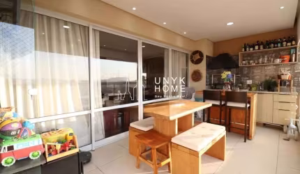 Apartamento com 3 dormitórios e varanda gourmet a venda na Vila Romana