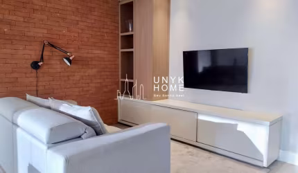Apartamento mobiliado para locação com 2 dormitórios no Brooklin. Lazer completo!
