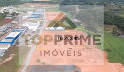 LINDA ÁREA EM LOTEAMENTO INDUSTRIAL MARGENS DA BR 101 ARAQUARI SC