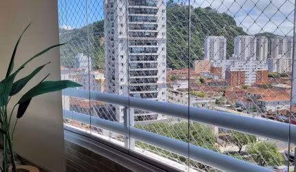 Apto com 2 dorm/suit-Pompeia-  Santos - R$ 1.4 mi, Cod: 3002222