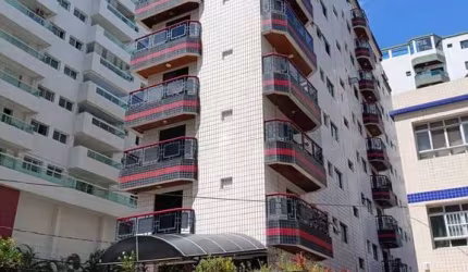 Apartamento mobiliado, 1 quarto na Aviação em Praia Grande a 100 m da praia