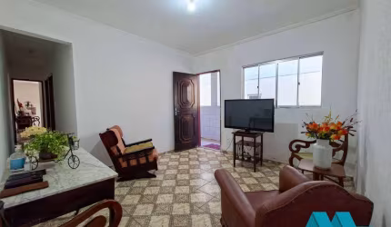 Casa geminada 2 quartos com galpão/loja no Sítio do Campo em Praia Grande