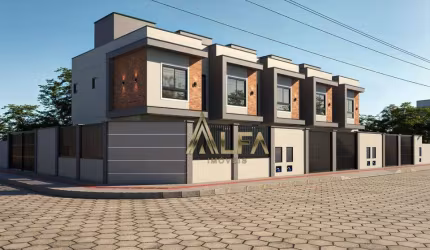 Sobrado com 2 suítes  à venda, 76 m² por R$ 550.000 - Gravatá - Navegantes/SC